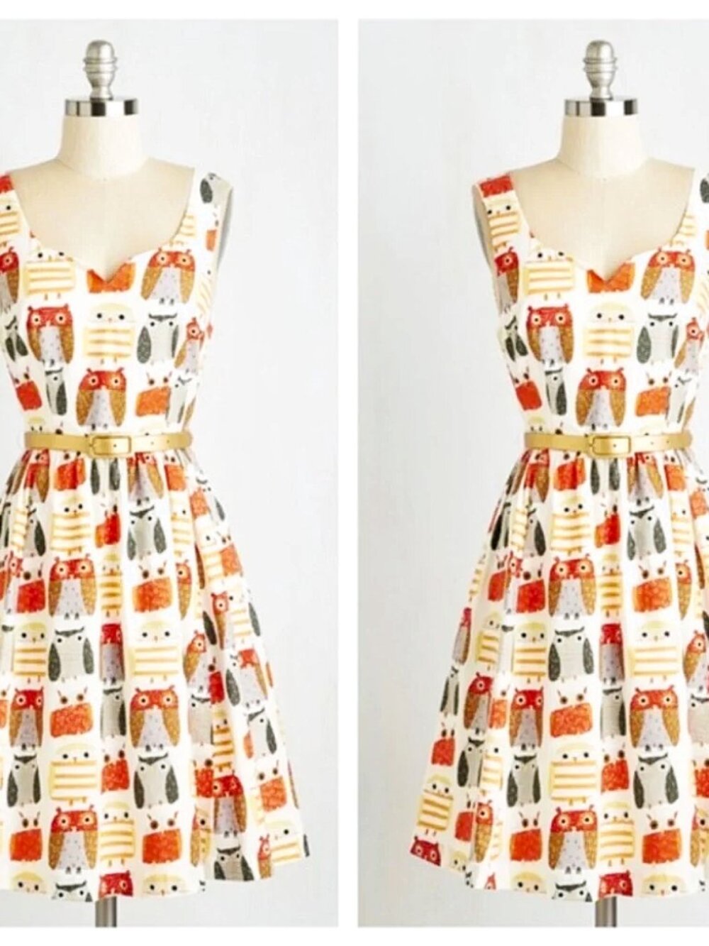 Modcloth Bea and Dot Owl Dress